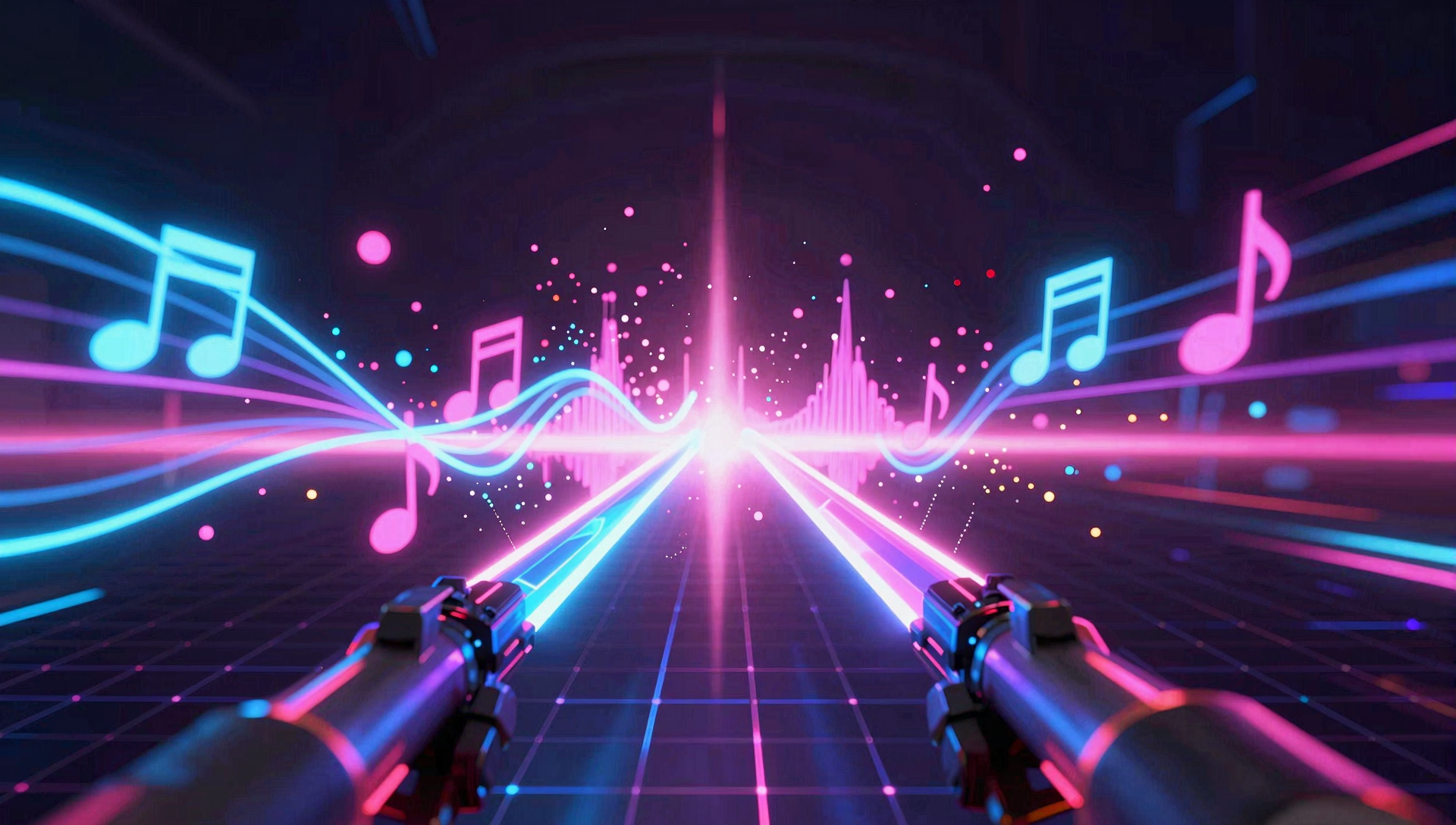 Toy Runner poster art used as a cover image for a list of rhythm games like Beat Saber