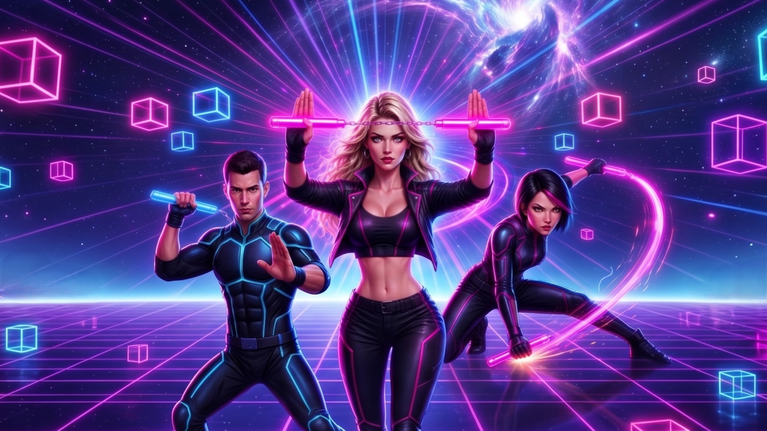 Neon Chuck feature artwork